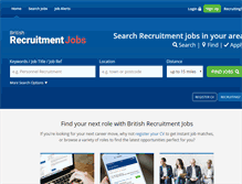 Tablet Screenshot of britishrecruitmentjobs.co.uk